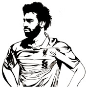 Mohamed Salah Stencils