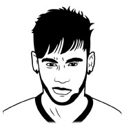 Neymar Stencils