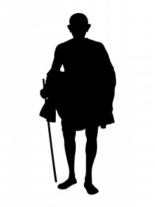 Mahatma Gandhi Stencil 2