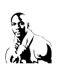 Michael Jordan Stencil 4