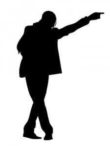 Micheal Jackson Stencil 2