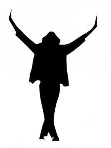 Micheal Jackson Stencil 4