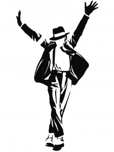 Micheal Jackson Stencil 7