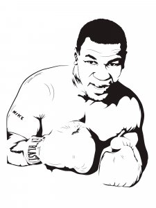Mike Tyson Stencil 1