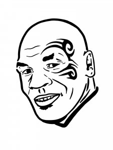 Mike Tyson Stencil 3