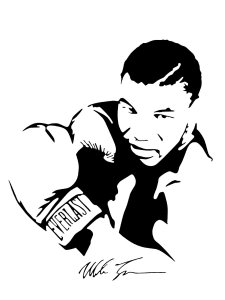 Mike Tyson Stencil 4