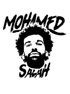 Mohamed Salah Stencil 1