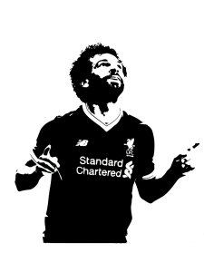 Mohamed Salah Stencil 3
