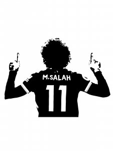 Mohamed Salah Stencil 4