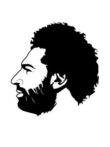Mohamed Salah Stencil 5