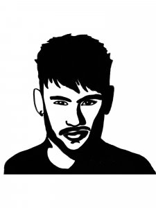 Neymar Stencil 2