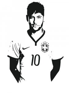 Neymar Stencil 4