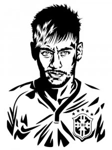Neymar Stencil 6