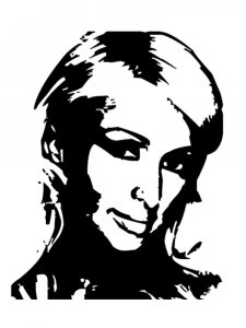 Paris Hilton Stencil 3
