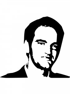 Quentin Tarantino Stencil 1