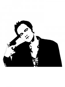 Quentin Tarantino Stencil 6