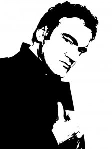 Quentin Tarantino Stencil 7