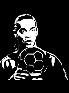 Ronaldinho Stencil 1