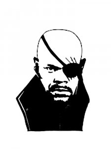 Samuel L Jackson Stencil 3