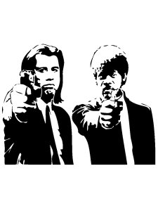 Samuel L Jackson Stencil 4