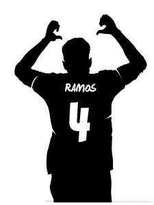 Sergio Ramos Stencil 2