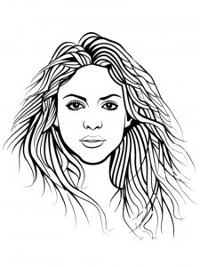 Shakira Stencil 2
