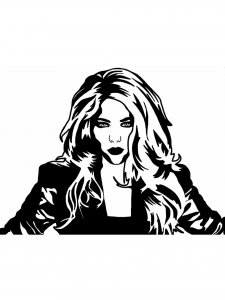 Shakira Stencil 4