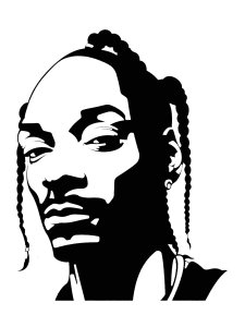Snoop Dogg Stencil 3