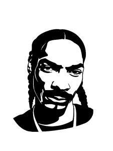 Snoop Dogg Stencil 5