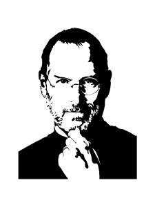 Steve Jobs Stencil 1