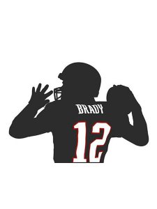 Tom Brady Stencil 1