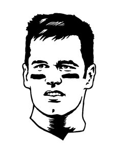 Tom Brady Stencil 4