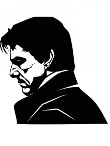 Tom Cruise Stencil 1