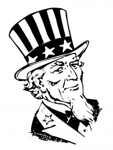 Uncle Sam Stencil 5