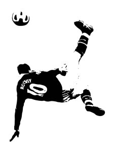 Wayne Rooney Stencil 2