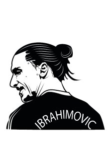 Zlatan Ibrahimovic Stencil 1