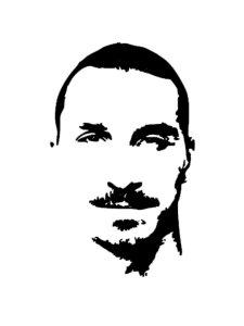 Zlatan Ibrahimovic Stencil 5