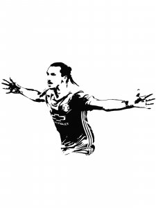Zlatan Ibrahimovic Stencil 6