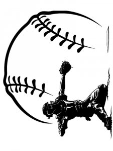 Baseball Stencils 26