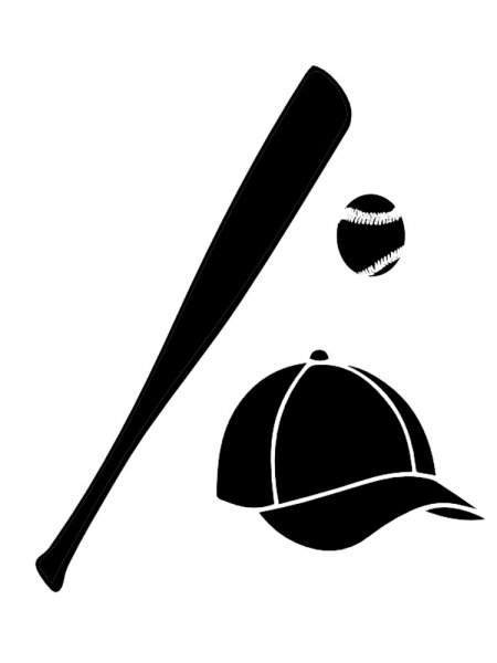 Free printable Baseball stencils and templates
