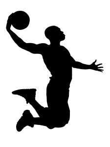 Basketball Stencils 10