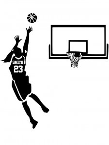 Basketball Stencils 3