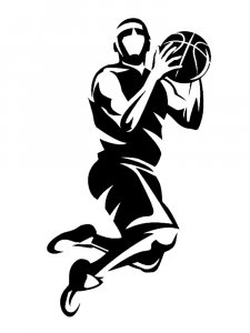 Basketball Stencils 37
