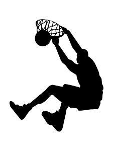 Basketball Stencils 8