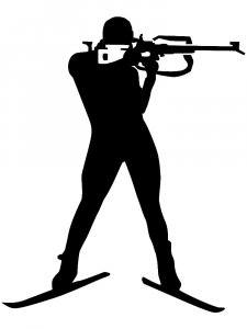 Biathlon Stencil 19