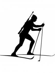 Biathlon Stencil 2