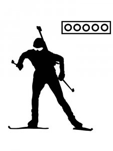 Biathlon Stencil 3