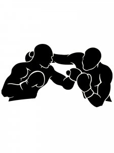Boxing Stencil 11