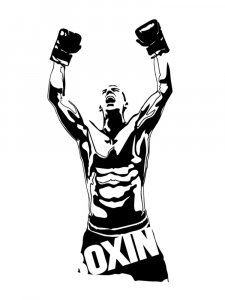 Boxing Stencil 13