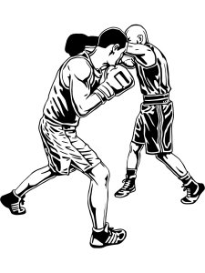 Boxing Stencil 15